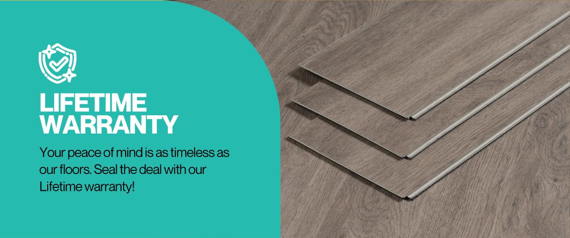 Lifetime warranty on luxury vinyl flooring