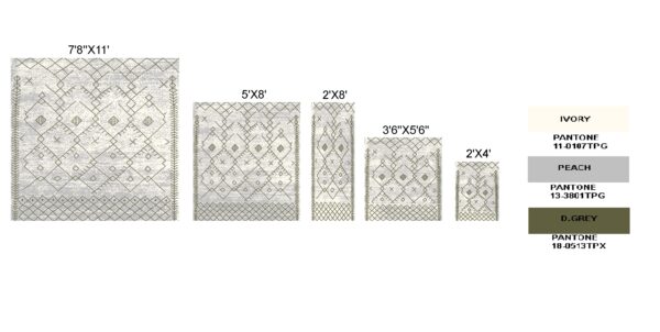 Furnish My Place Trellis Pattern Rug - Image 9