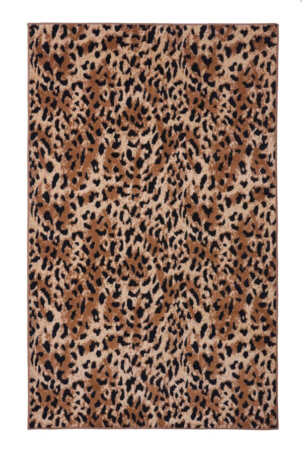 Furnish My Place Leopard Print Area Rug