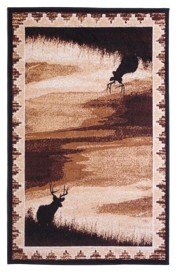 Furnish My Place Wildlife Cabin Rug