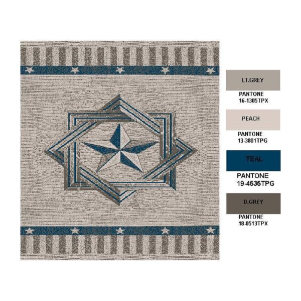 Furnish My Place Texas Star Rug - Image 10